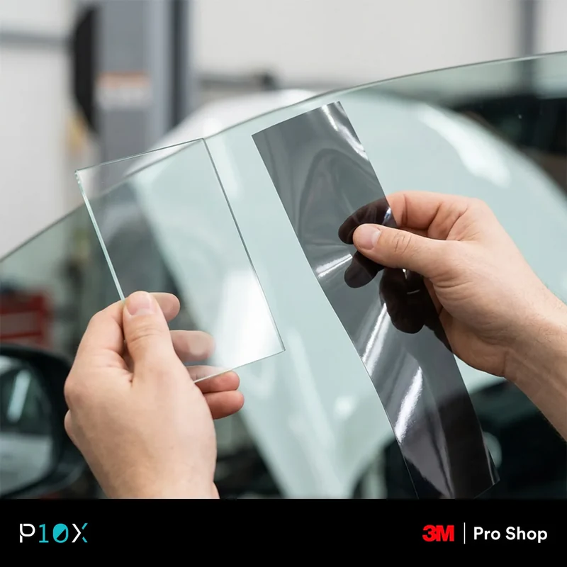 List of glass and tint checks during a 3M Pro Shop pre-installation inspection