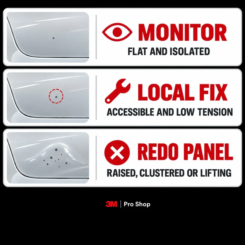 Prompt Create a 1200 x 1200 px flat three-column outcome guide labelled MONITOR,