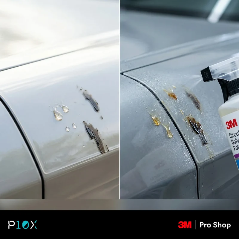 Safe versus avoid products for removing tree sap and tar from PPF