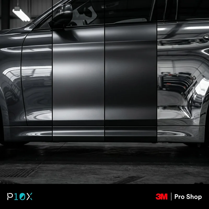 Comparison of gloss, satin, matte, and chrome car wrap finishes in Malaysia