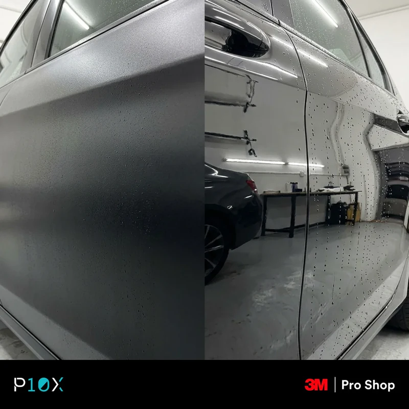 Car wrap care comparison of matte and gloss finishes and their cleaning rules