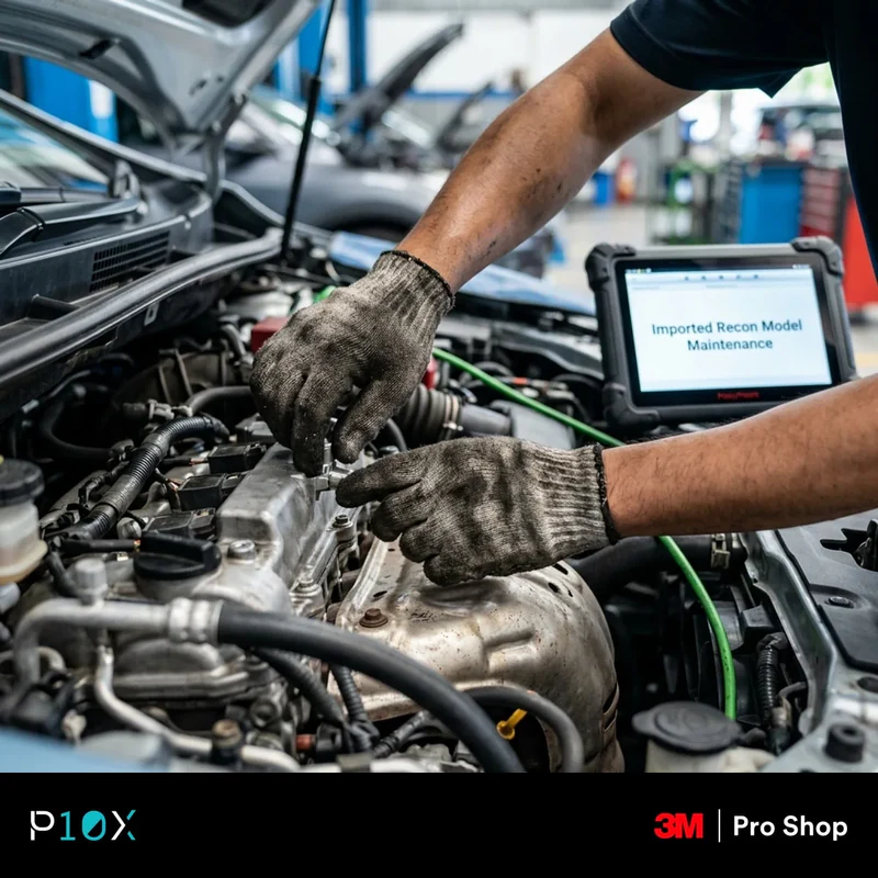 Used car maintenance Malaysia parts and workshop checklist for imported recon models